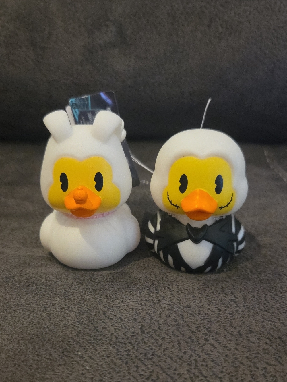 Duckalooz Rubber Ducks- The Nightmare Before Christmas - Jack Skellington & Zero